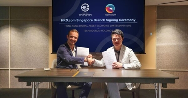 HONG KONG DIGITAL ASSET EXCHANGE LIMITED(HKD.com) ANNOUNCES M+A WITH TECHNICORUM HOLDINGS, CREATING USD 100 MILLION VALUATION COMPANY IN SINGAPORE