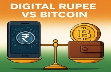 e-Rupee vs Bitcoin: India's 6 M-User CBDC, 30 % Tax-and When to Use Each