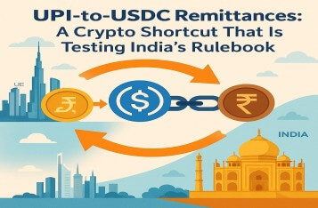 UPI-to-USDC Remittances: A Crypto Shortcut That Is Testing India's Rulebook