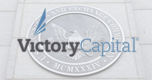Victory capital logo and US SEC logo
