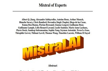 Mixtral 8x7B: Elevating Language Modeling with Expert Architecture